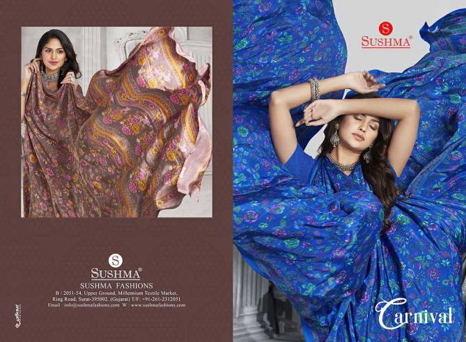 Sushma Carnival Regular Wear Wholesale Printed Designer Saree Catalog
